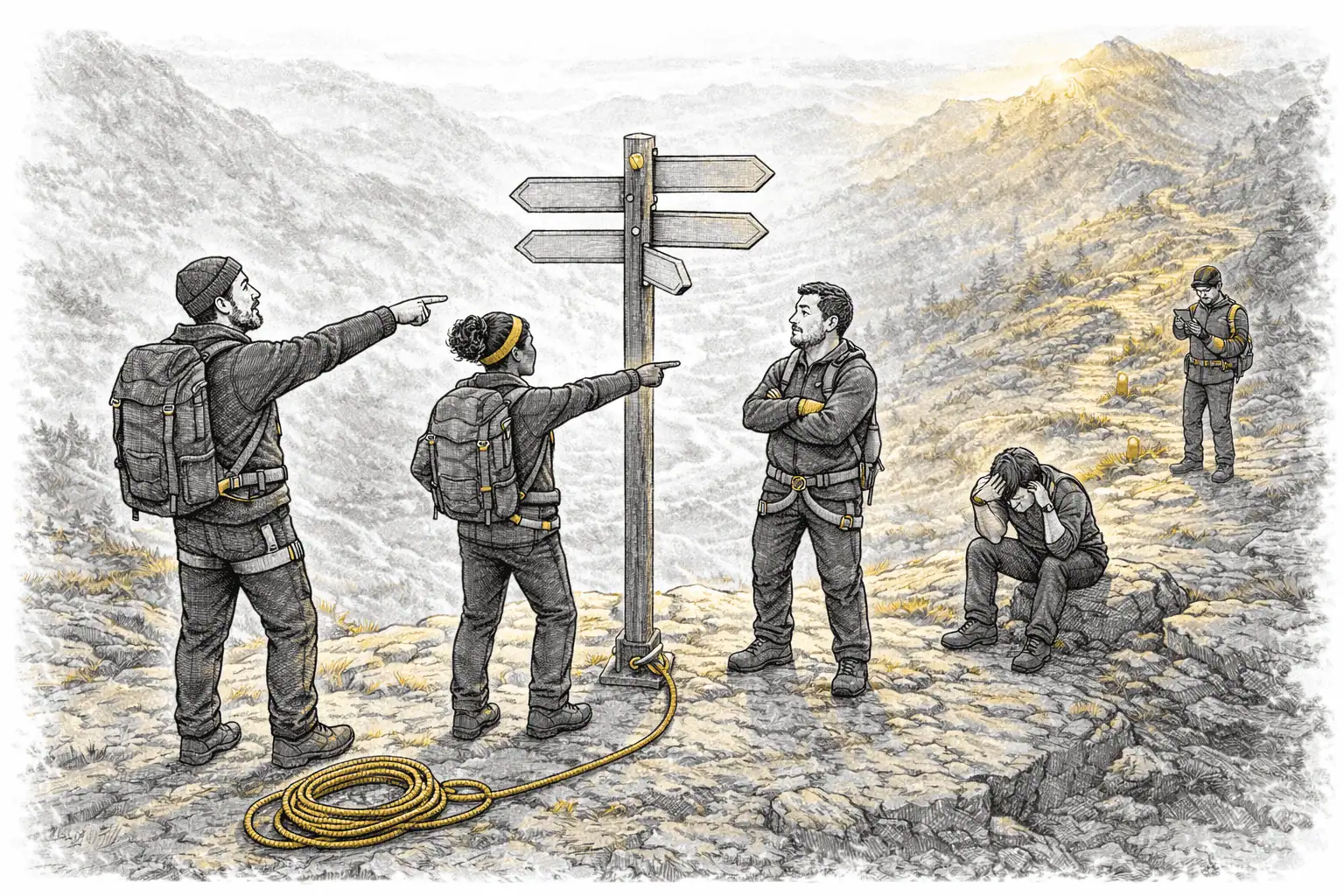 Führungs-Seilschaft